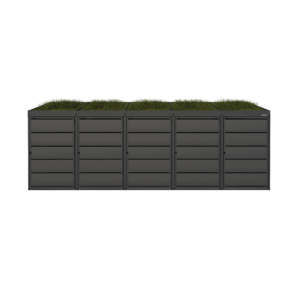 Zabudowa kosza z kwietnikiem 240L 5-modułowa