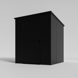 Domek narzędziowy ogrodowy czarny RAL 9006