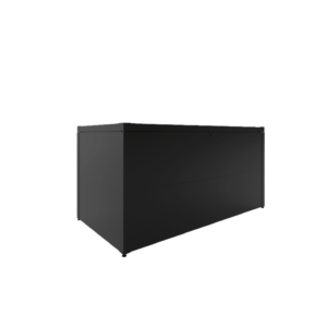 Skrzynia ogrodowa średnia - 600L - kolor antracyt