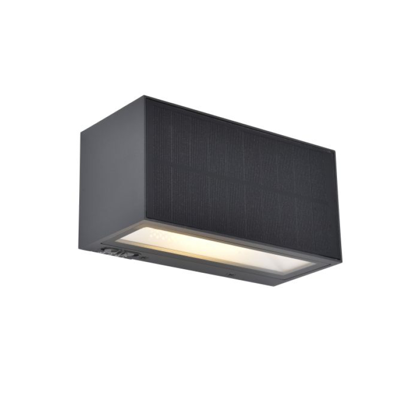 Kinkiet zewnętrzny solarny Inka LED 3000k antracyt