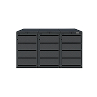 Zabudowa Kosza 3-modułowa 7016 - antracyt