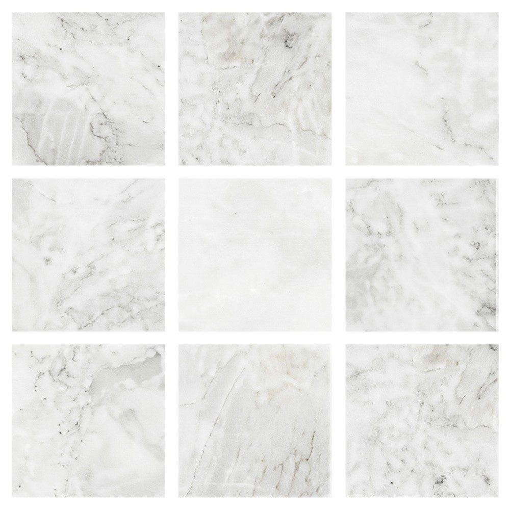 Marmur Royal White 20,3x20,3x1,2cm